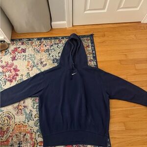 Nike Men's Dark Blue Hoodie